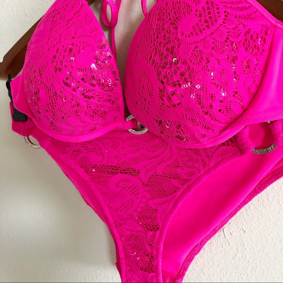 SOLD Victoria’s Secret PINK Hot Pink Bikini Set - Picture 2 of 5